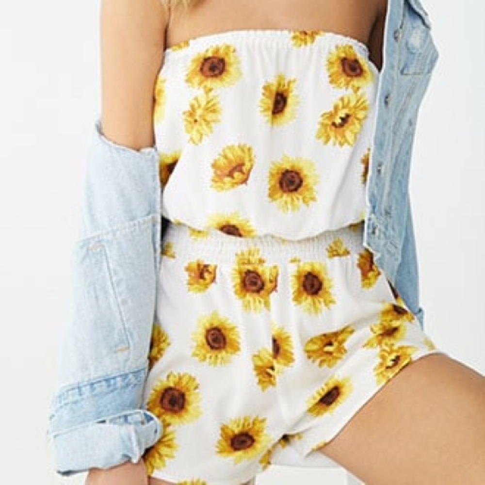 Sunflower romper